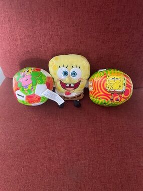 Vintage SquarePants Yellow Plush toy plus balls - Kids Toy